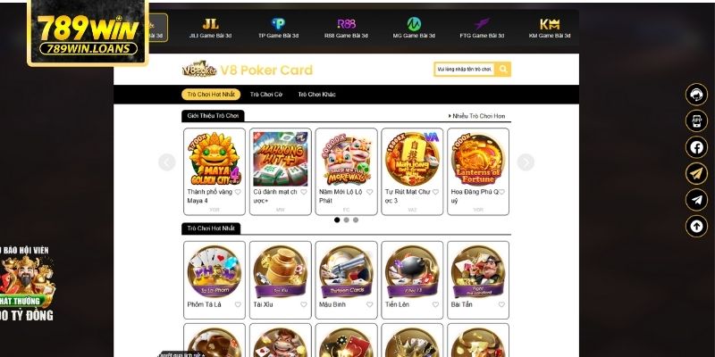 Khái quát chung về mục Game bài 789WIN